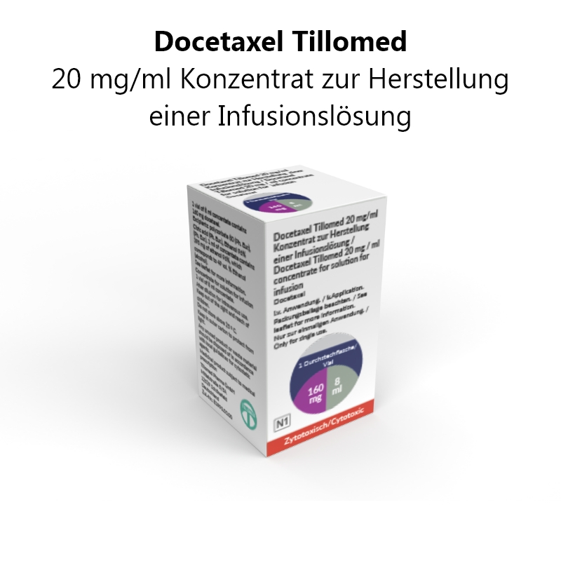 Docetaxel Tillomed 20 mg/ml Konzentrat